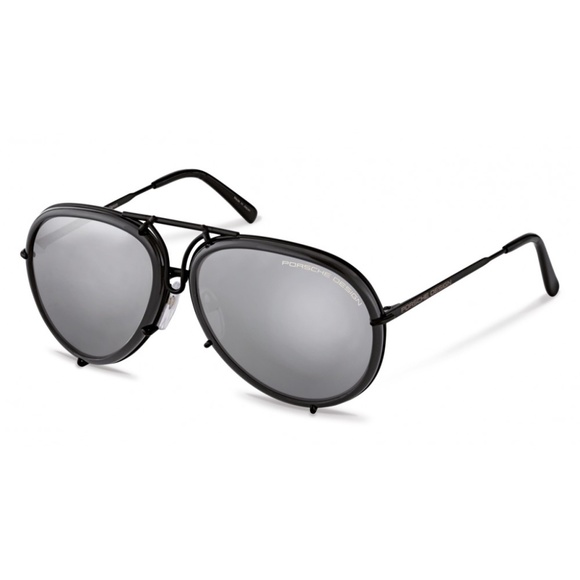 Porsche Design Sunglasses - P'8613-A (61) Full Frame Aviator TWO Lenses - Picture 3 of 8
